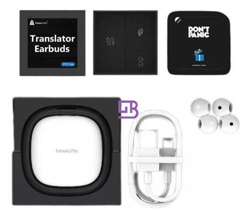 Fone Tradutor Sem Fio Time Kettle M3 Tradução Offline
