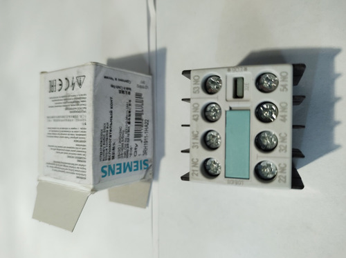 Siemens 3rh1911-1ha22 Bloque Auxiliar 2no/2nc, 3 Piezas Lote