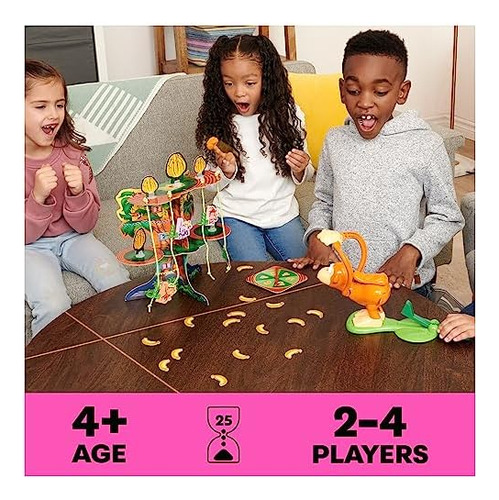 Juego Monkey See Monkey Poo para niños con excrementos falsos con