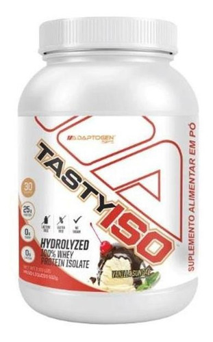 Tasty Iso Whey Protein Isolado 900g Pote - Adaptogen