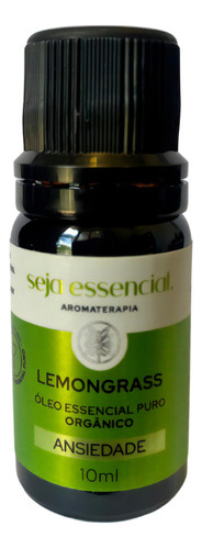 Óleo Essencial 100% Puro Lemongrass 10ml