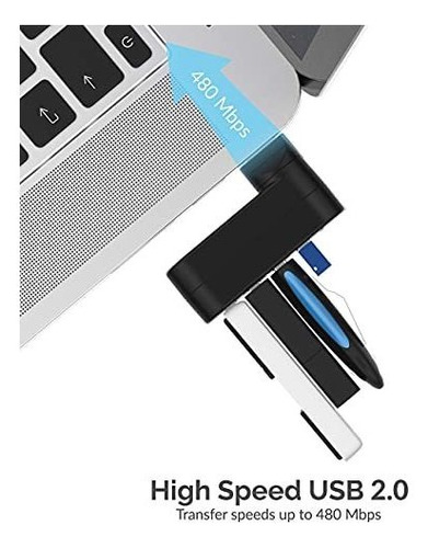 Hub Usb 2.0 4 Puerto Cable Extension 10 Pies