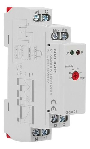 Relé De Control De Nivel De Líquido Grl8-01 Controlador De N