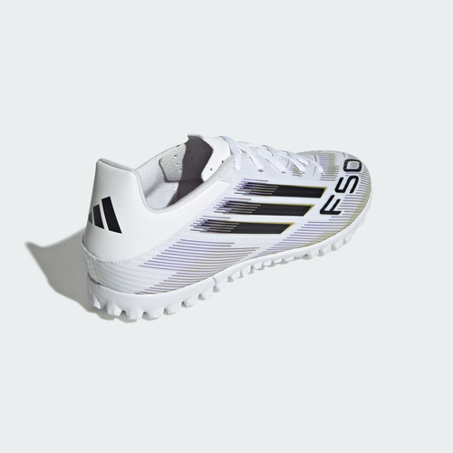 Botines Adidas Fútbol F50 Club Pasto Unisex Blanco Jr4387
