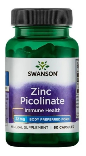 Zinco Picolinato Premium - 22mg 60 Caps Swanson