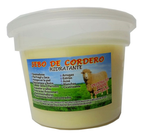 Crema Sebo De Cordero *puro* - g a $253