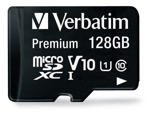 Tarjeta de memoria Verbatim 44085  Premium con adaptador SD 128GB