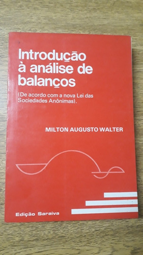 Livro: Introdução À Análise De Balanços - Edição 1977 (Usado)