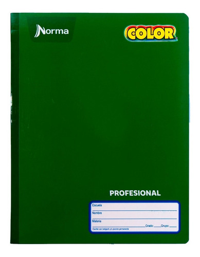 Cuaderno Cosido Profesional Norma 360 Cuadro Alemán 100 Hjs 