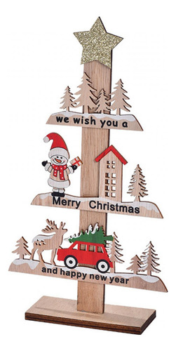 Letrero Navideño De Madera, Decoración De Muñeco De Nieve