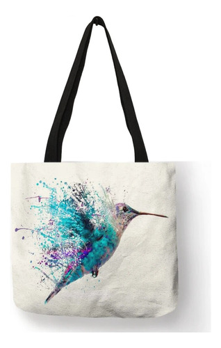 Bolso De Compras Waterart Para Mujer, Diseño De Pájaro, Búho