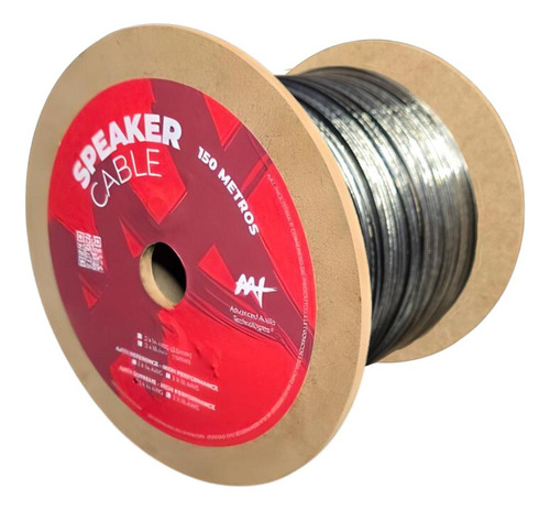 Cabo Caixa Som Estanhado Aat Supreme 100% Cobre 2x1,5mm 50m