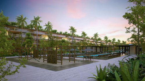 Lujoso Departamento- 3 Rec. - Terraza - Acceso Beach Club - En  Residencial Playacar- Playa Del Carmen