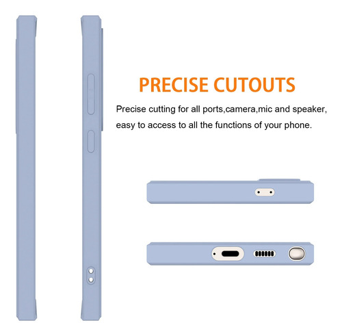 Funda Protectora De Silicona Líquida A Prueba De Golpes Para Samsung Galaxy S23 Ultra S23fe Plus