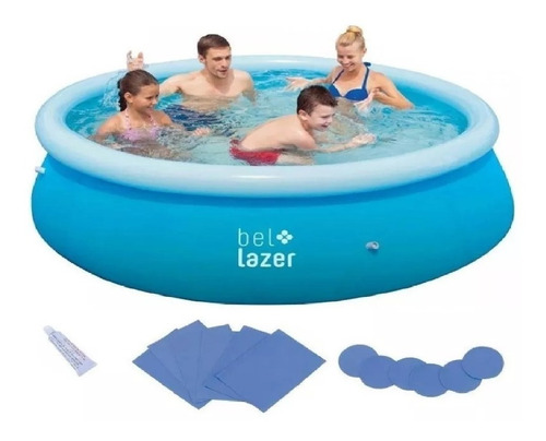 Piscina Inflável 2300 Litros C/ Kit Reparo 100800 Belfix