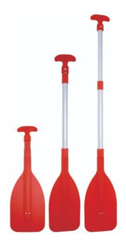 Imagen 2 de 3 de Pala Remo Mini Telescopico 3 Posiciones Kayaks Canoa Lanchas