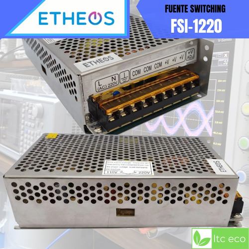 Imagen 5 de 10 de Fuente Switching 12v 20a Regulada C Protección Led Cctv 250w