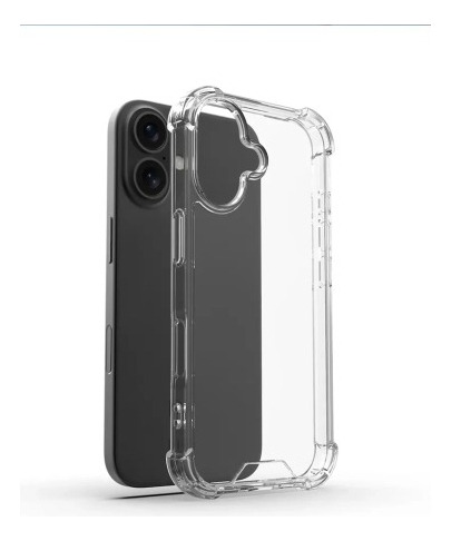 Funda Para Iphone Transparente Antigolpes Reforzada Iph 16 Lisa