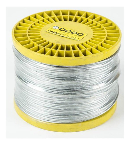Rollo Cable De Acero Dogo 2mm X 200mts 1x19