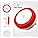 Briignite 4 Pack Luz Nocturna Led Roja, Sensor De Anochecer