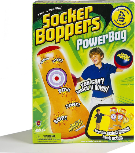 Socker Bopper Power Bag Saco De Boxeo Inflable De Pie N...