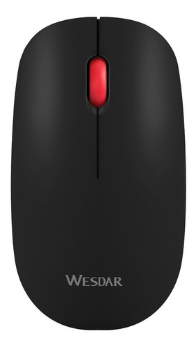Mouse inalámbrico Wesdar  X19 negro