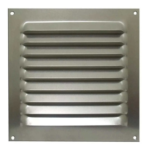 Imagem 2 de 5 de Kit 4 Grades De Ventilação Alumínio Itc 20x20cm Motorhome