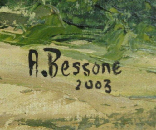 1981- Amira Bessone 71x91cm Com Moldura - Série Portões. (Usado)