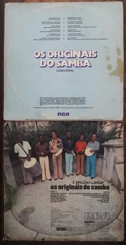 LP Os Originais do Samba - Clima Total