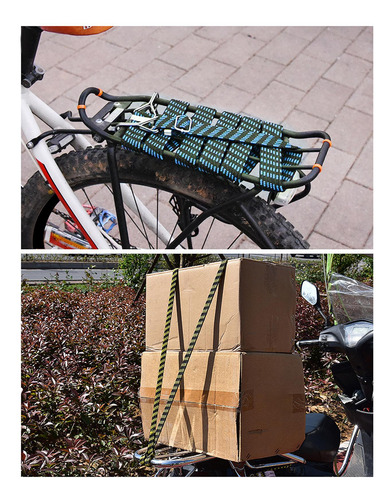 3 Cuerda Elástica Para Bicicleta, Soporte De Carga 1 Metro