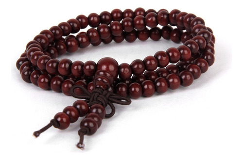 Buda Budista Tibetano 6mm 108 De Collar De Mala