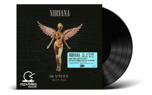 Nirvana - In Utero 2013 Mix - Lp Doble Nuevo Limited Edition