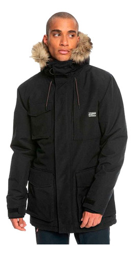 Quiksilver Campera Lifestyle Hombre Ferreis Negro Blw