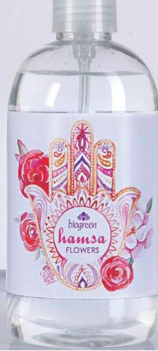 Aromatizante Biogreen Hamsa Flowers 330ml Sin Gatillo 