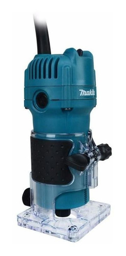 Recortadora De Enchape Makita 3709  6 Mm( 1/4 ) 530w