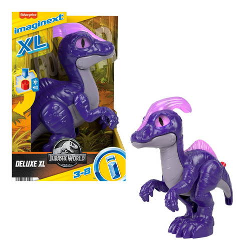 Imaginext Jurassic World Dinosaurio Parasaurolofós Deluxe Xl