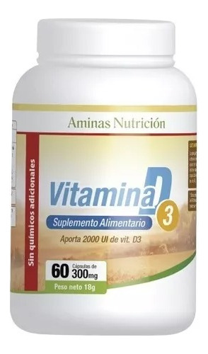 Vitamina D3 2000 Ui 60 Capsulas