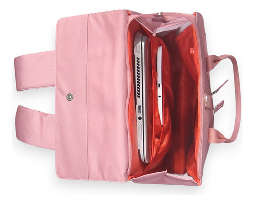 Mochila Wilson Square 16 Urbana Facultad Uso Diario Moda Rosa Liso