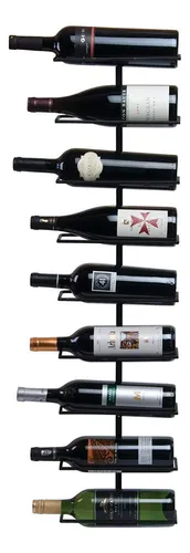 Montado En Pared Capacidad Rack - Botellero Para 9 Botellas