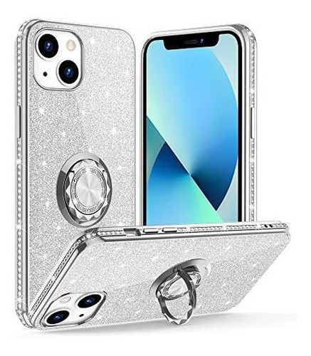 Ocyclone Compatible Con iPhone 13 Funda Diamante Con Htr46