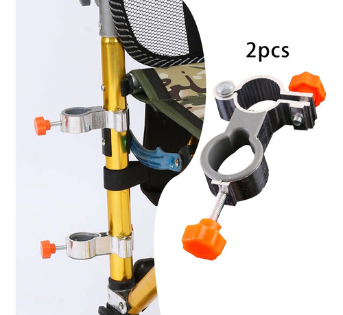 2 Aleación De Aluminio Silla De Pesca Universal Soporte De