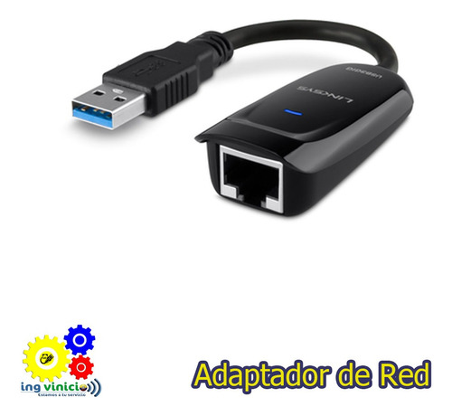Adaptador Red Linksys Usb 3.0 A Lan Rj45 Gigabit Pc/laptop