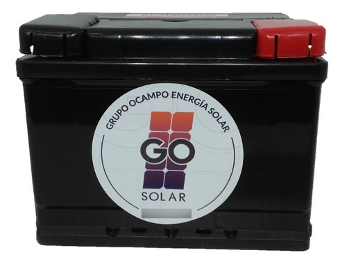 Bateria Go Solar Ciclo Profundo 12v 40ah Panel Náutica Golf