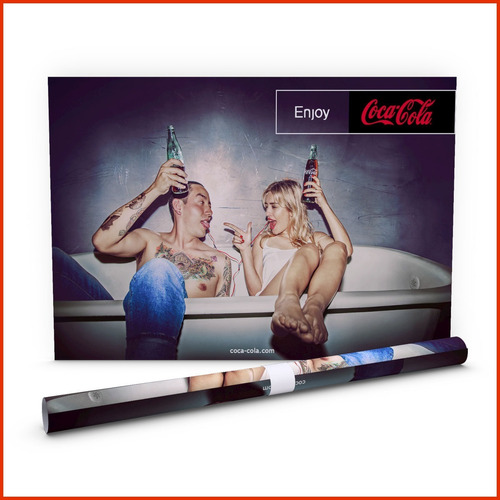 Poster Publicitario Refresco Enjoy Coca Cola #4 - 40x60cm