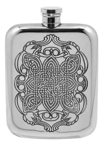 Petaca De Licor Celta De 6 Oz De English Pewter Company [cel