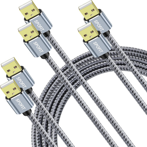 Spofit [paquete De 3 Cables Usb 2.0, Cable Usb A Usb, Cable