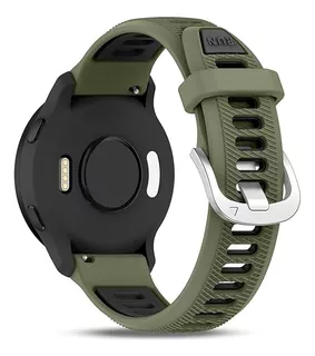 Malla Silicona Deport 22mm Para Garmin Samsung Watch Verde