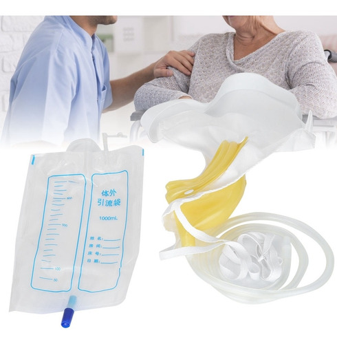Bolsa Colectora De Orina De Látex Para Adultos Con Catéter D