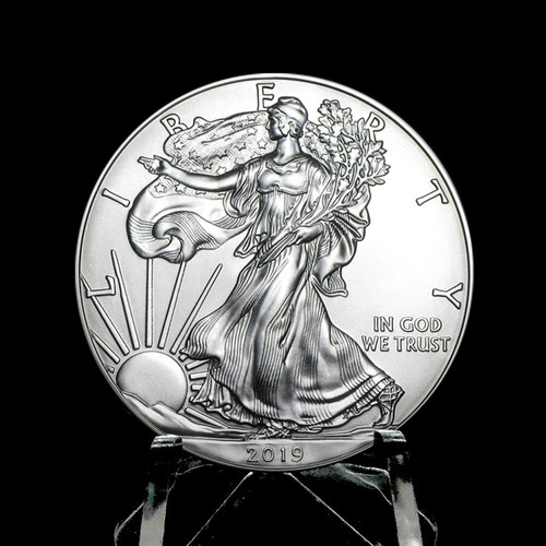 American Eagle 2019 1 Oz Plata Pura Ley .999