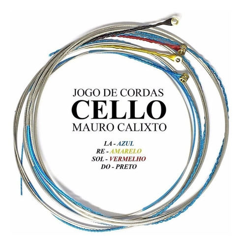 Imagem 1 de 1 de Encordoamento Jogo De Cordas Violoncelo Mauro Calixto R0410